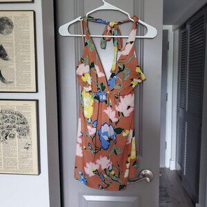 Missoni 100% Silk Floral Halter Top